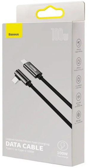 Купить Кабель Baseus Legend (CATCS-01) USB-C/USB-C 100W 1m (Black)